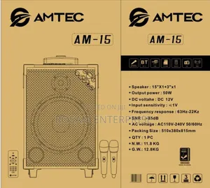 Amtec Am-15 Speaker
