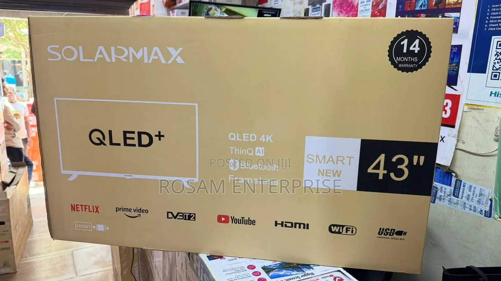 Solarmax 43"inches Smart TV