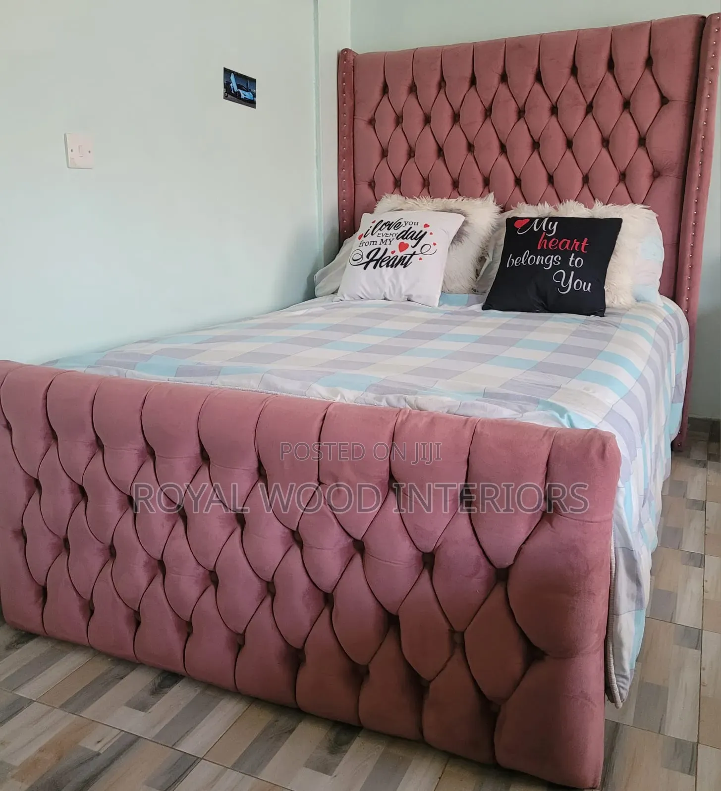 Modern Pink Cheaster Bed 4by 6