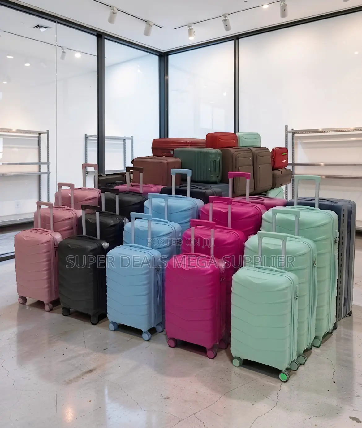 Ultimate 3-in-1 Unbreakable Rubber Suitcase Travel Bags Kit