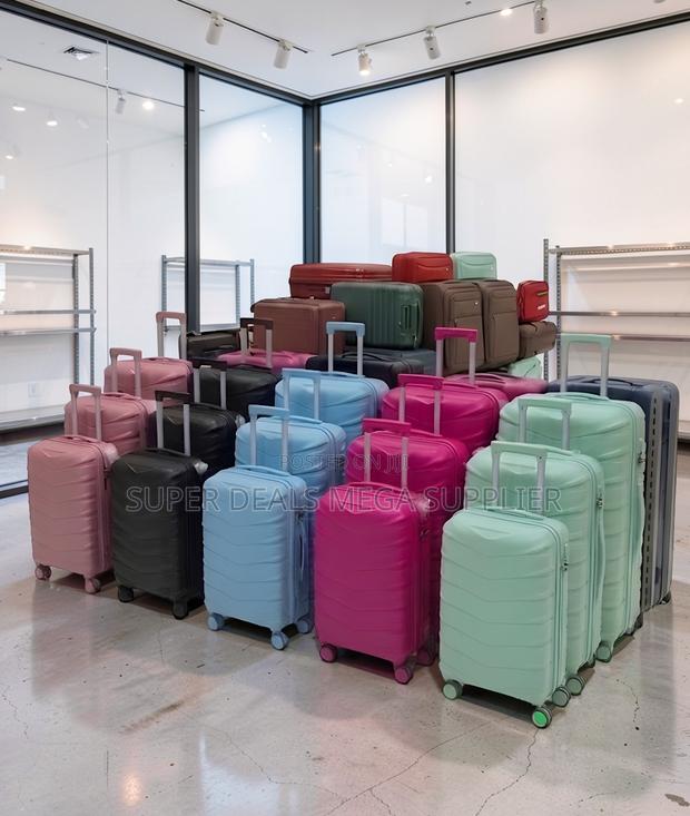 Ultimate 3-in-1 Unbreakable Rubber Suitcase Travel Bags Kit