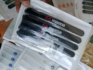 4pc Black Mazda Door Handle Sill Protector