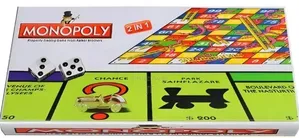 Monopoly 2 in 1 Snakes and Ladders