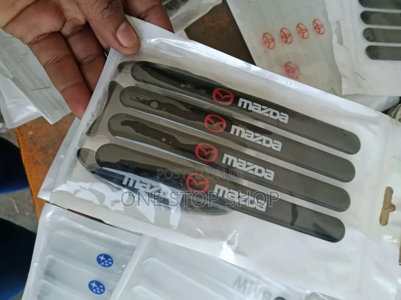 4+4pc Handle_bowl Mazda Door Rubber Adhesive Backing Sill Protector