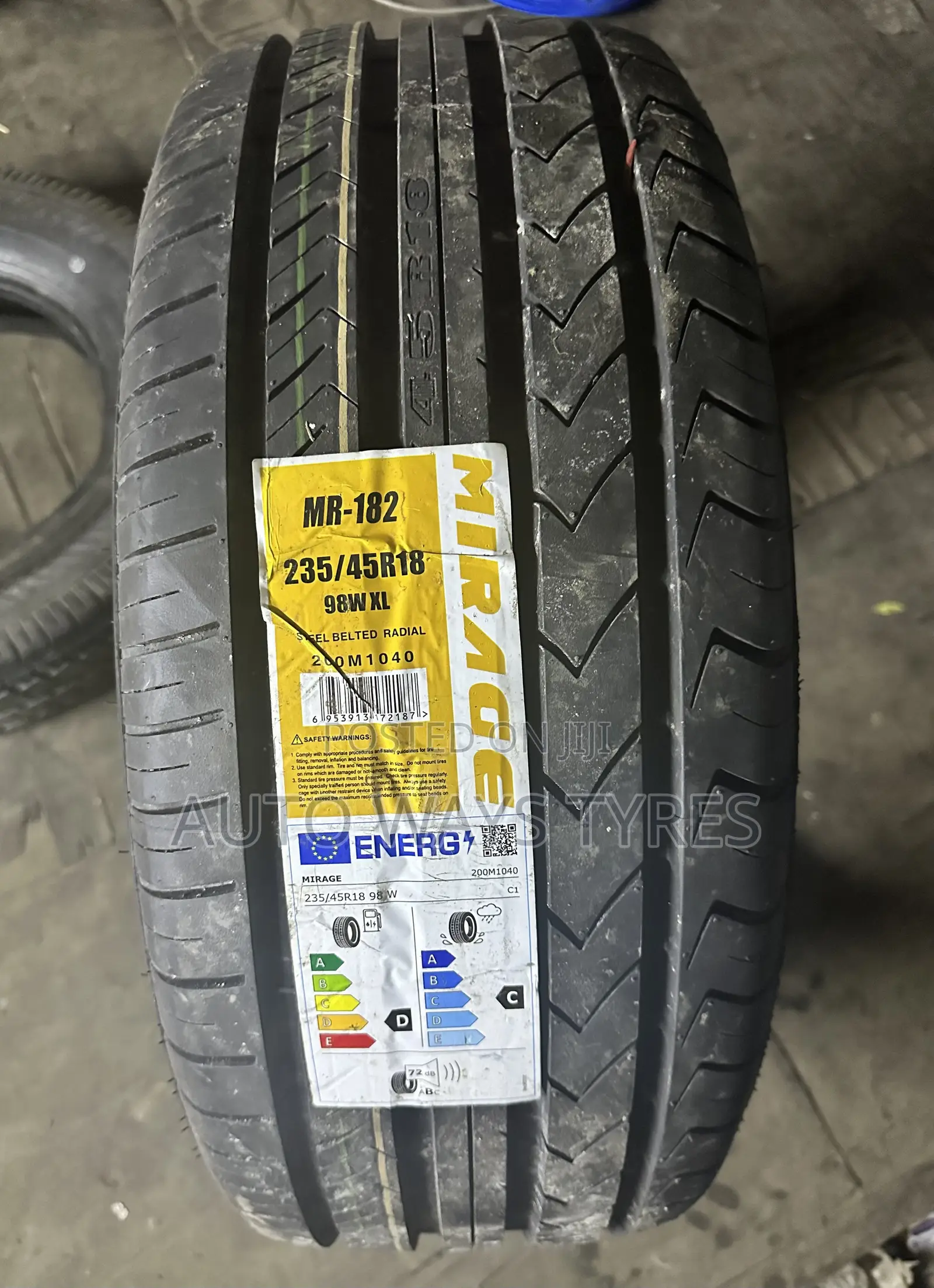 235/45r18 Mirage Tyres