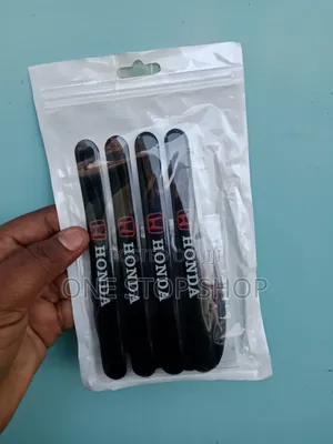 Honda Handle Flexible Black Silicone Bowl Sticker With Logo