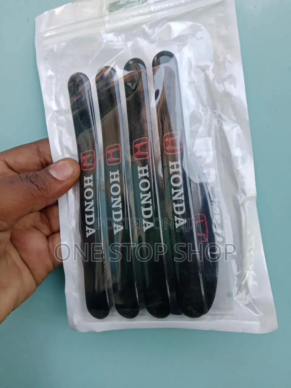 8pc Honda Logo Door Handle Bowl Anti Scratch Stickers Guards