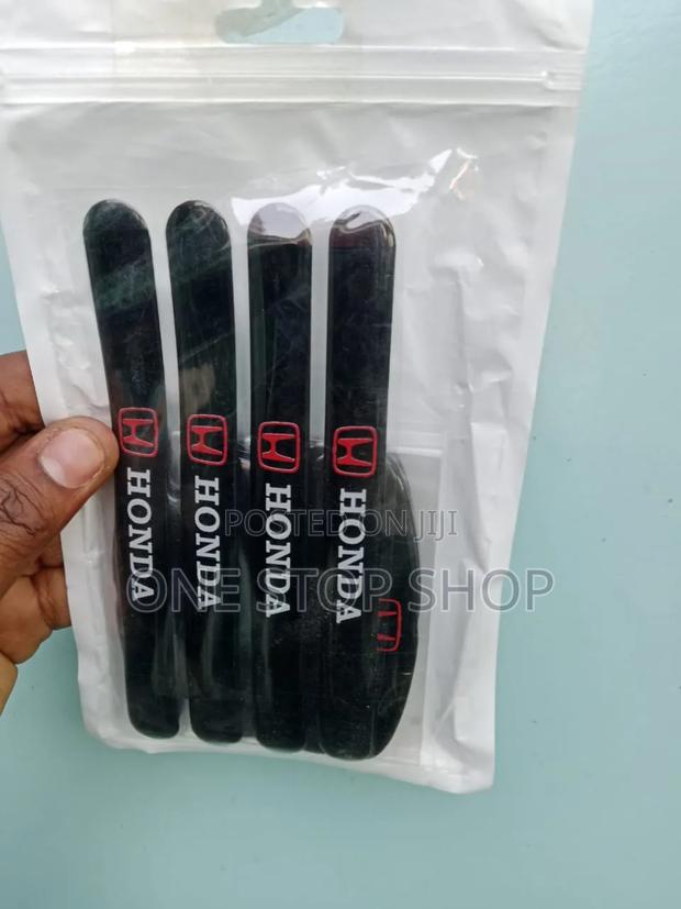 8pc Honda Logo Door Handle Bowl Anti Scratch Stickers Guards
