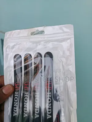 8pc Honda Black Flexible Rubber Door Open Scratch ,Dings Guard