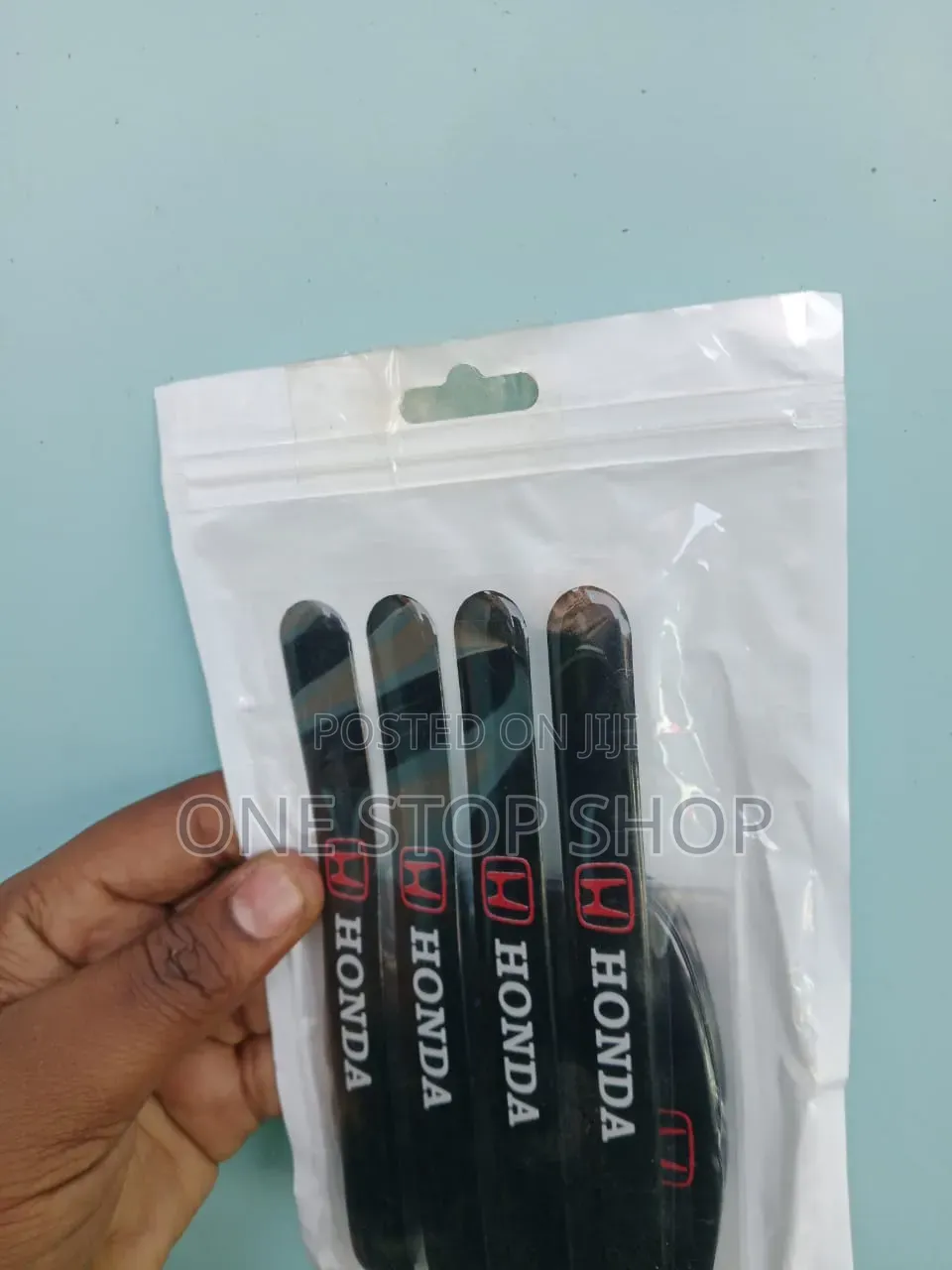 8pc Honda Black Flexible Rubber Door Open Scratch ,Dings Guard