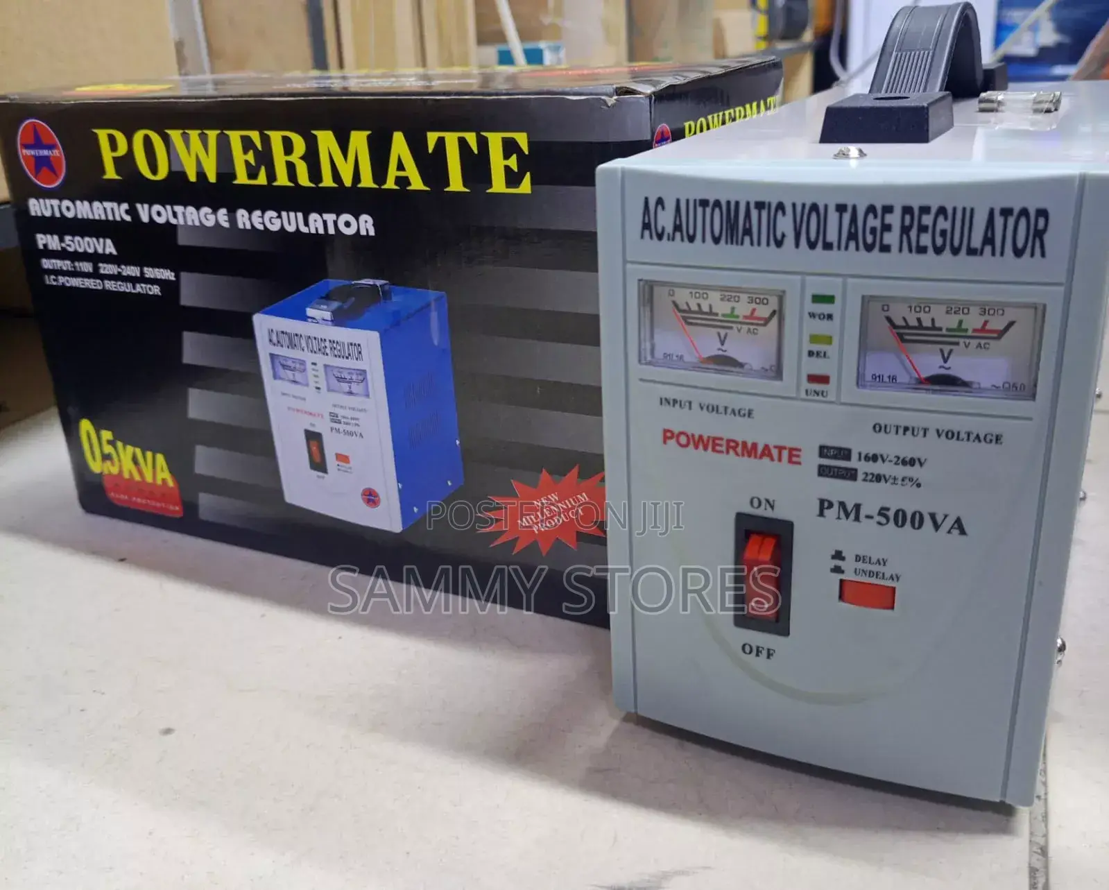 Powermate 0.5KVA Automatic Voltage Regulator – 220V