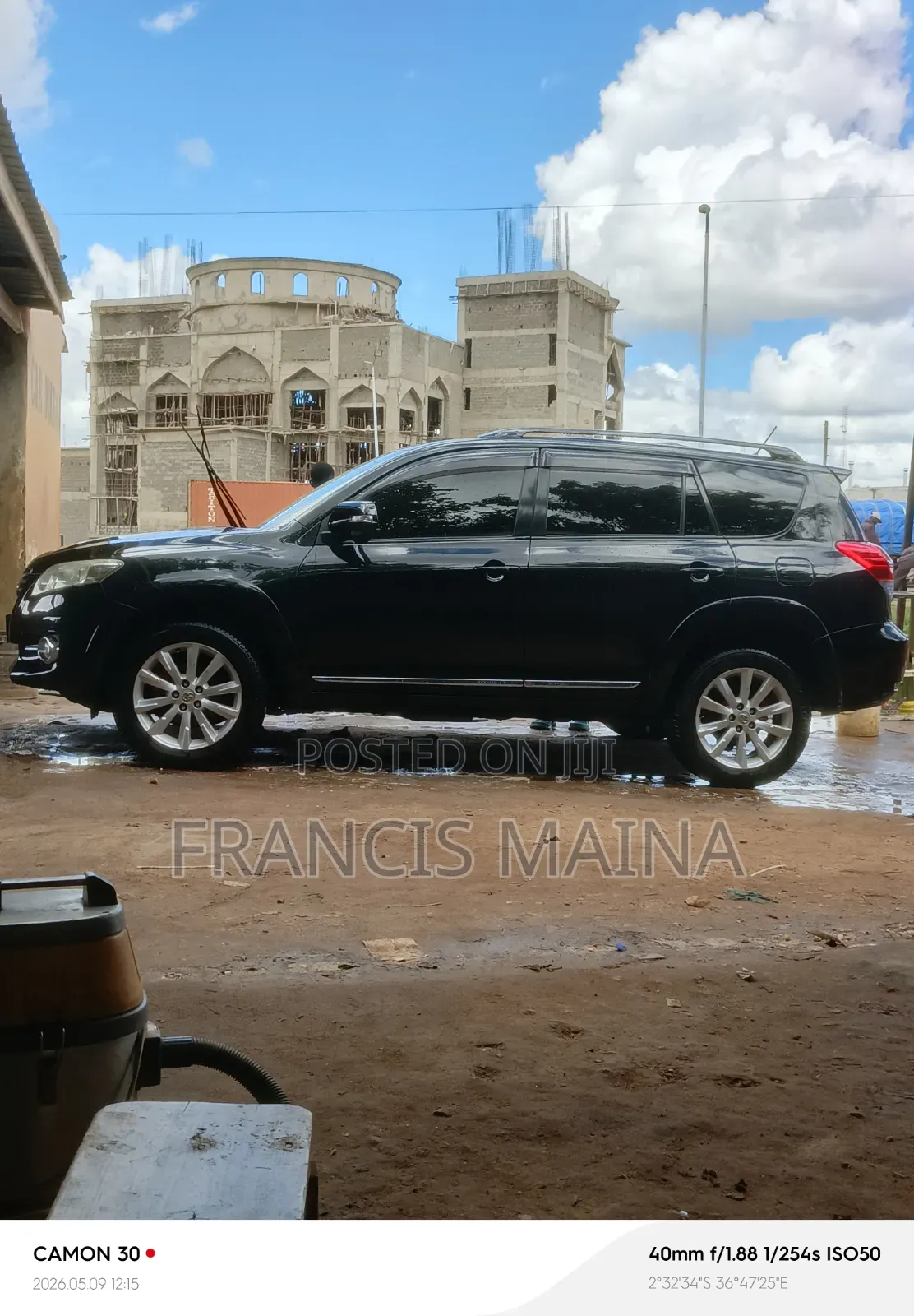 Toyota Vanguard 2012 Black