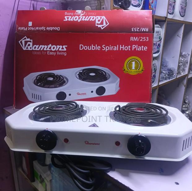 Ramtons Double Spiral Electric Hotplate – Powerful Kitchen Companion