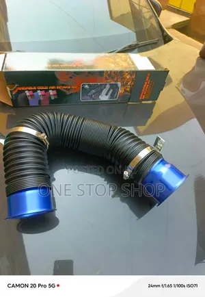 3inch76mm Flexible Cold Air Intake Pipe With Trumpet Ends Metal Hose