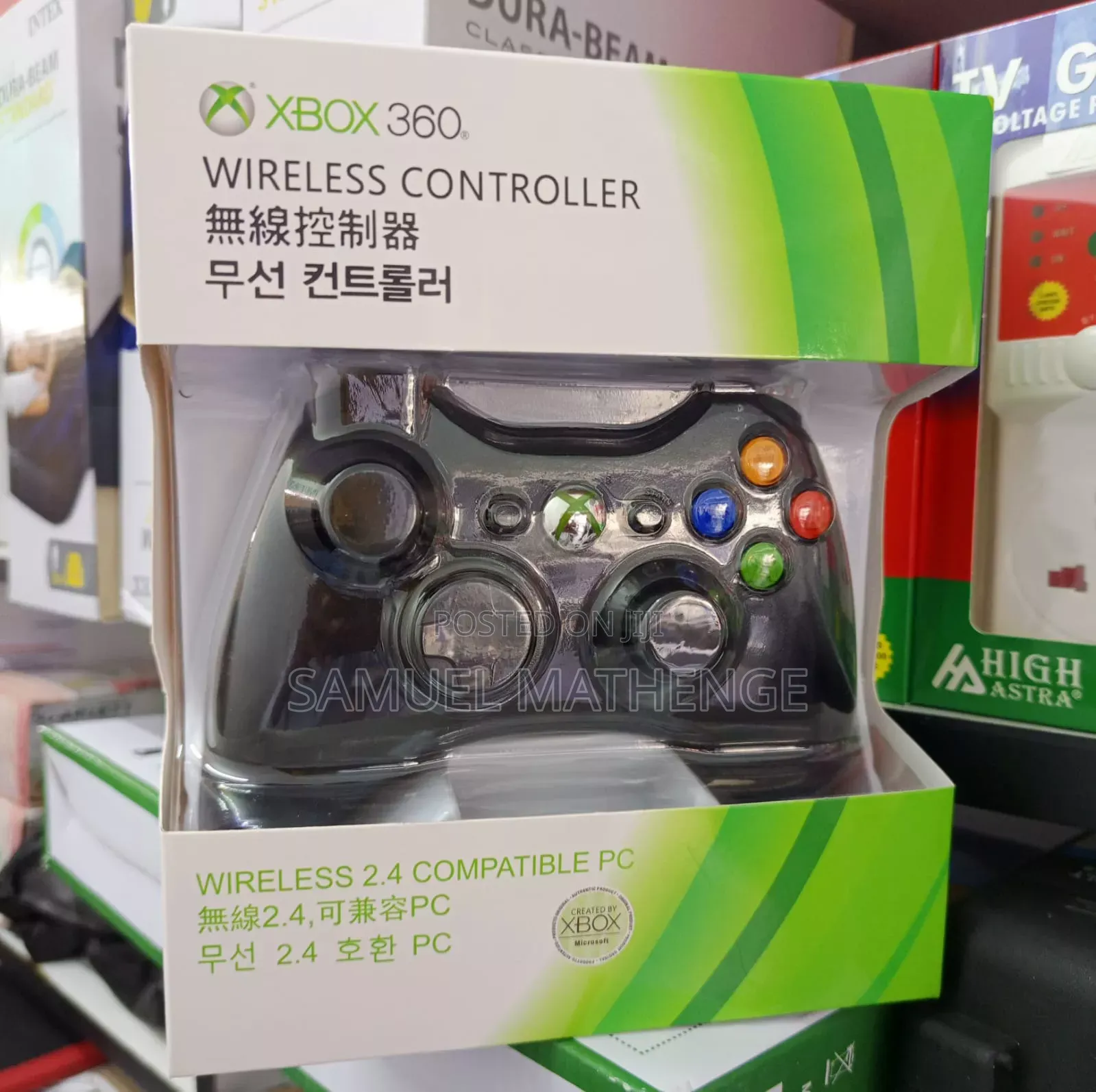 Xbox 360 Wireless Gamepad Controller With 2.4GHz Connection