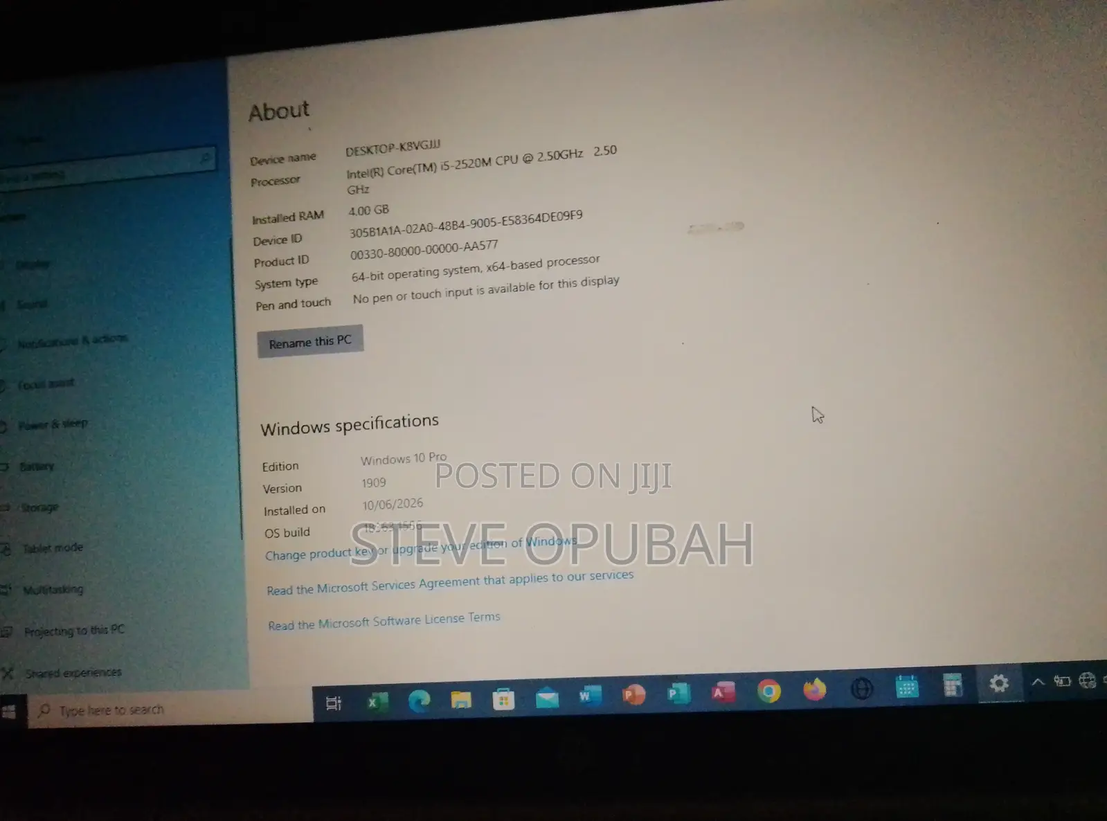Laptop HP EliteBook 8560P 4GB Intel Core i5 HDD 512GB