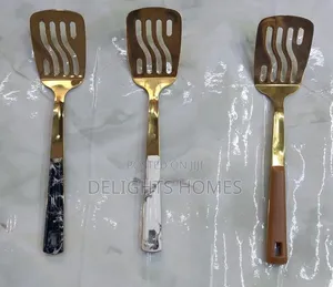 Golden Serving Spoons-Pa