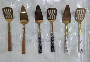 Golden Serving Spoons-Pa