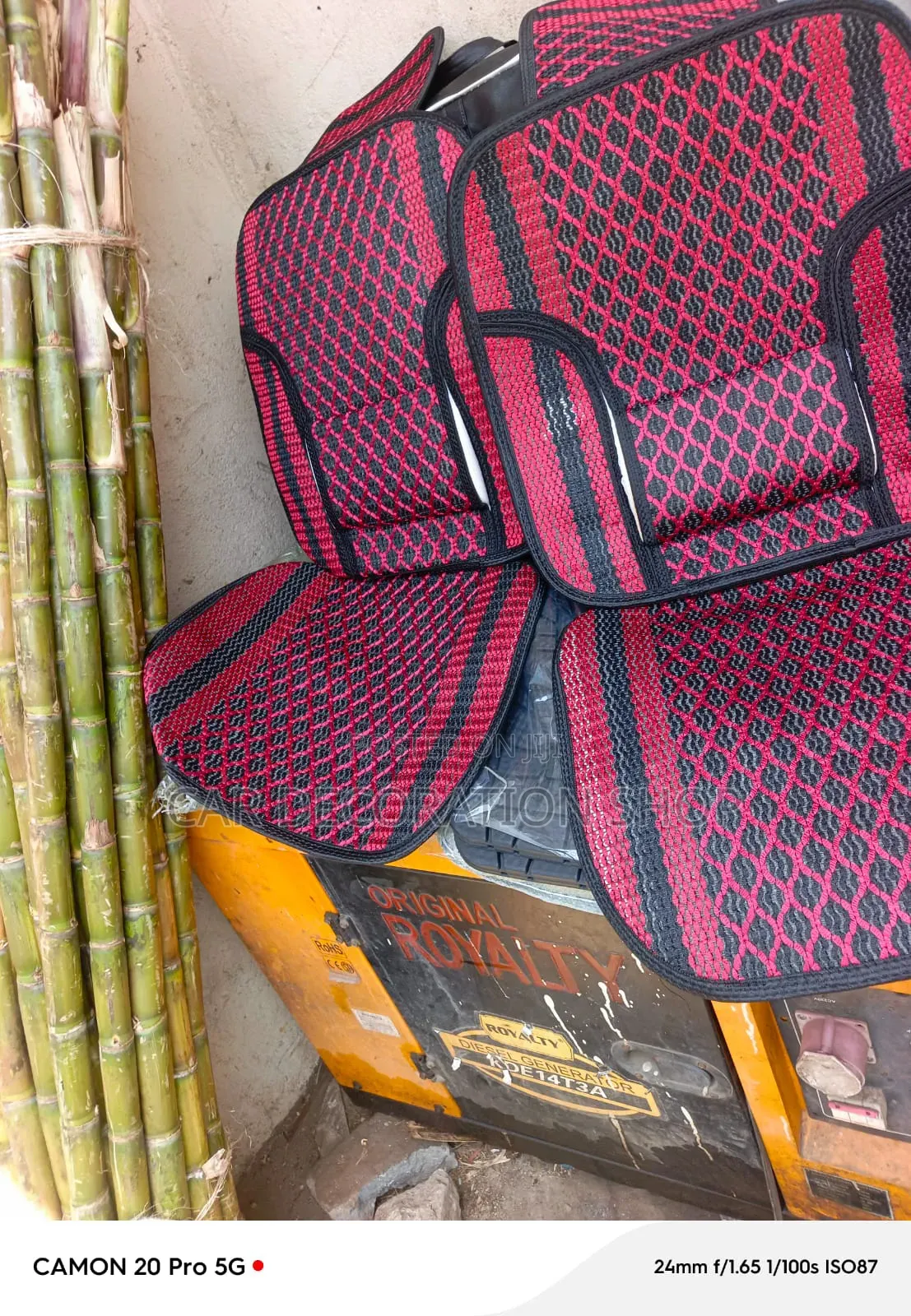 Diamond Pattern Design Seat Covers for Front Seats Only
