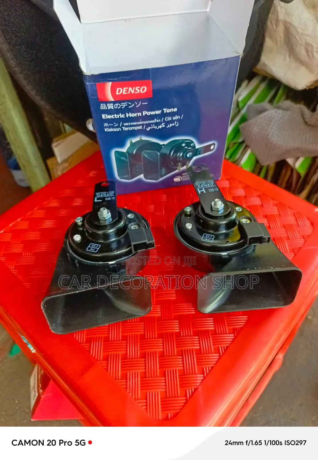 12v Dual Tone Snail/Trumpet Harrier Sound Horn for Cars and Motorbikes