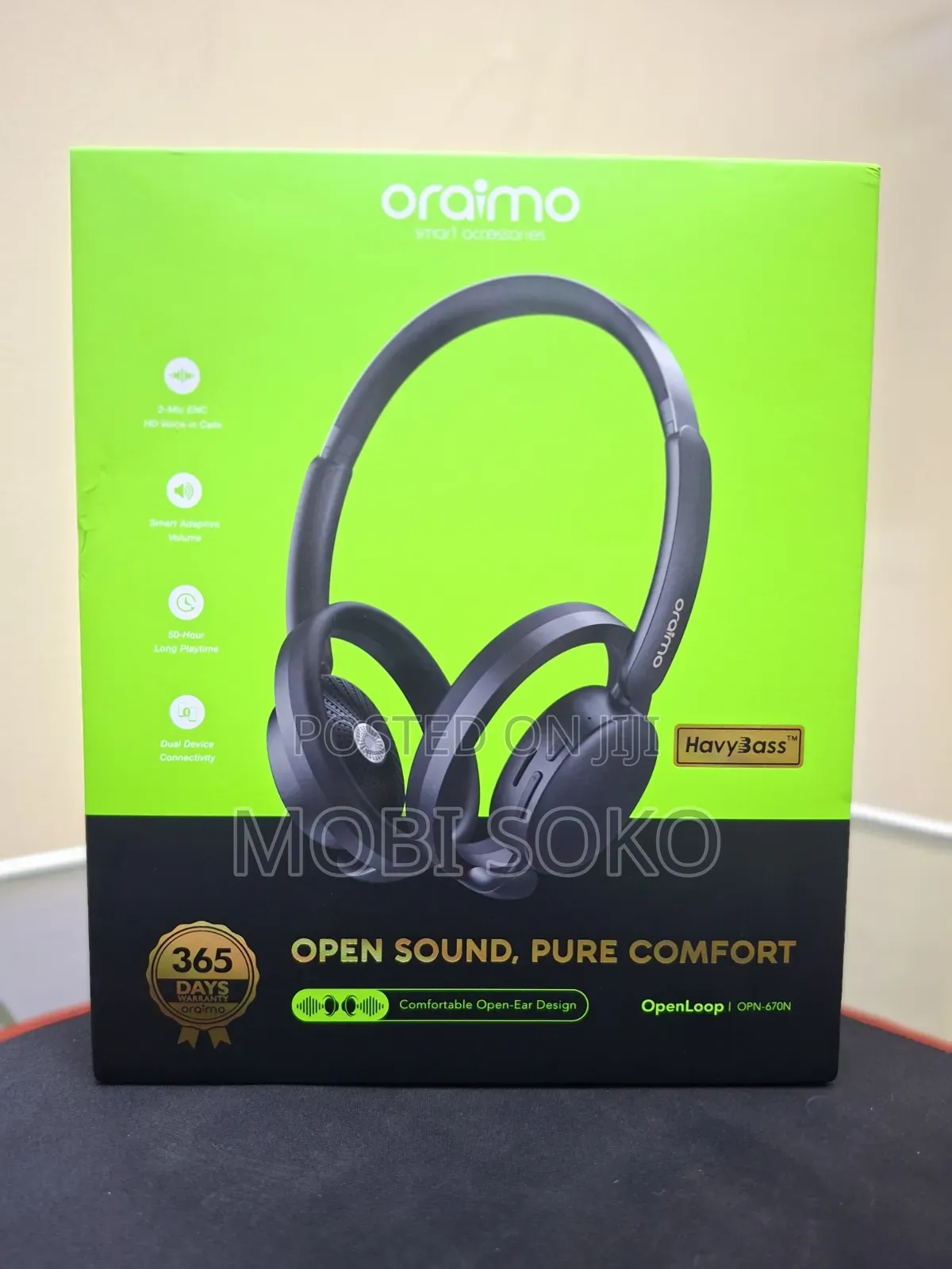 Oraimo OpenLoop Open-Ear Wireless Headphones