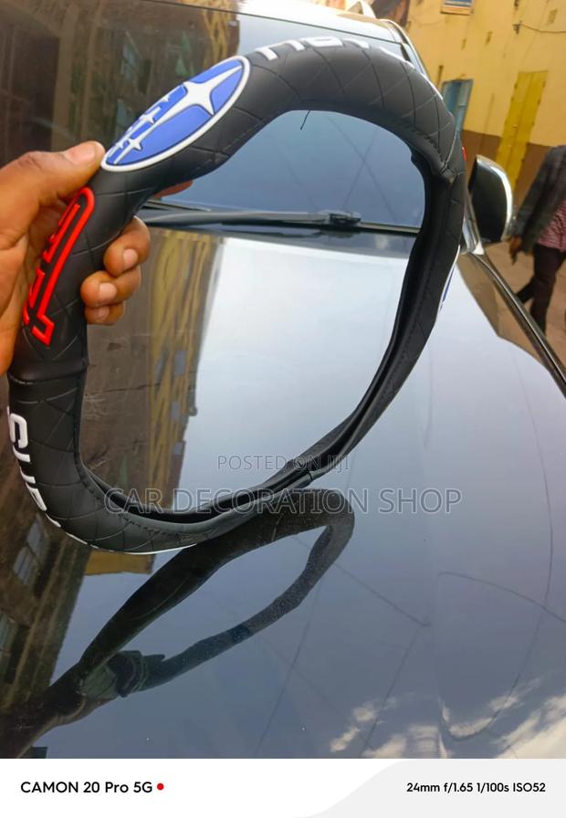 Subaru Steering Cover With Accent Graphic Along the Rim