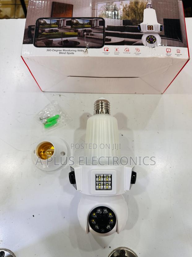 3 Lens E33 WiFi CCTV Camera – 360° HD Security Camera
