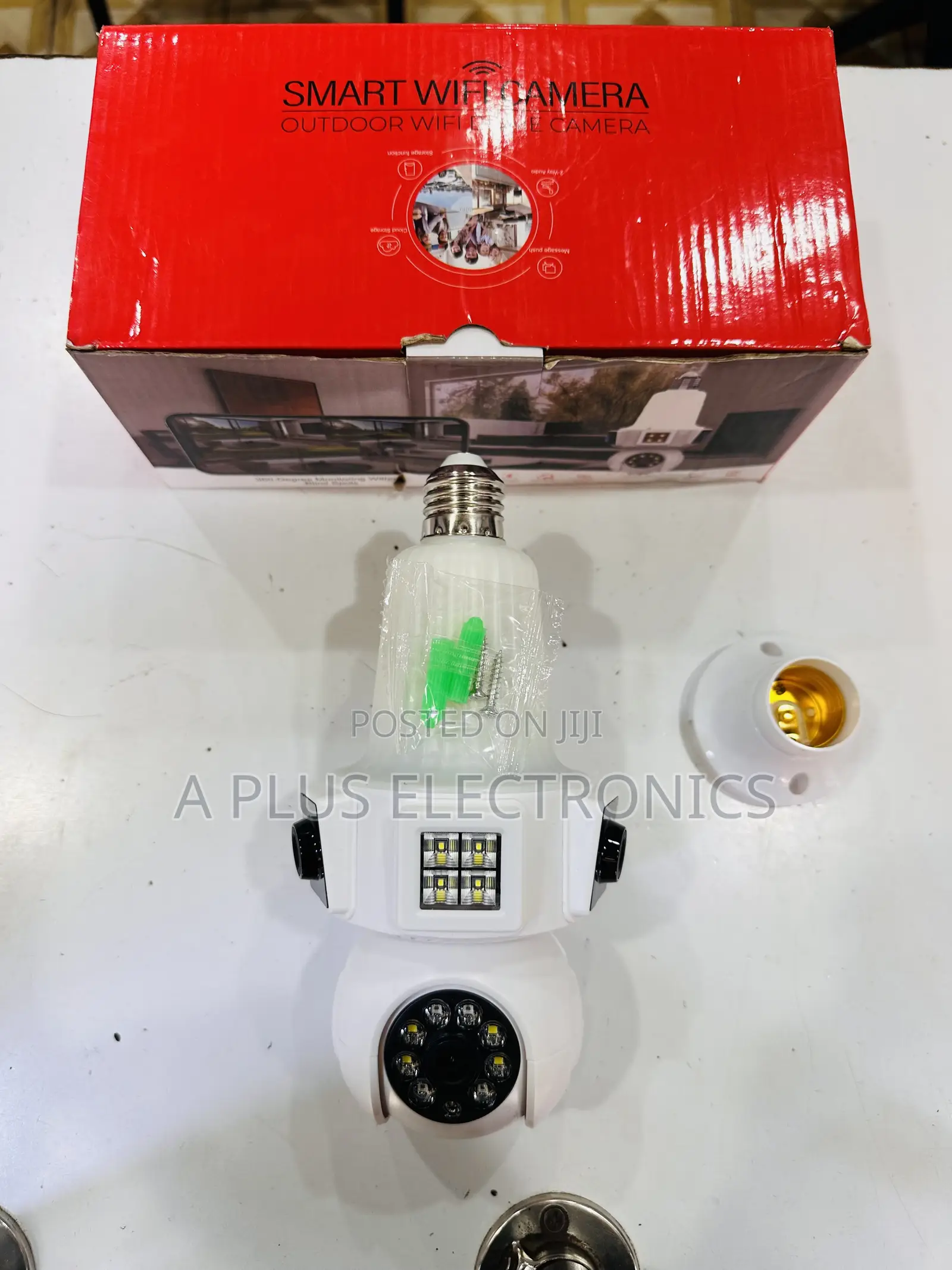 3 Lens E33 WiFi CCTV Camera – HD Night Vision Motion Alert