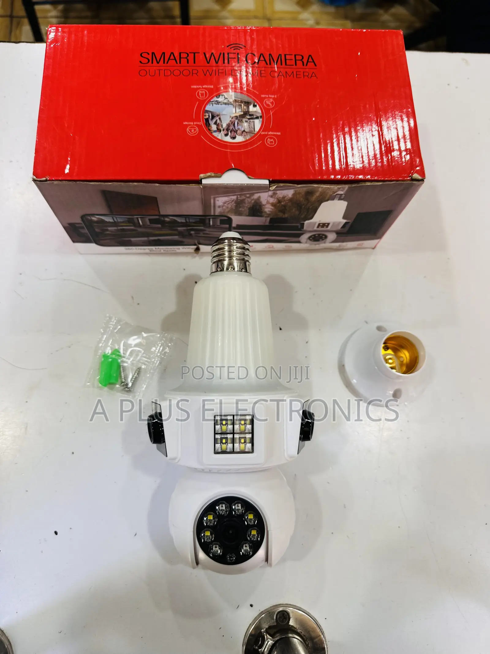 3 Lens E33 WiFi CCTV Camera – 360° Panoramic WiFi Camera