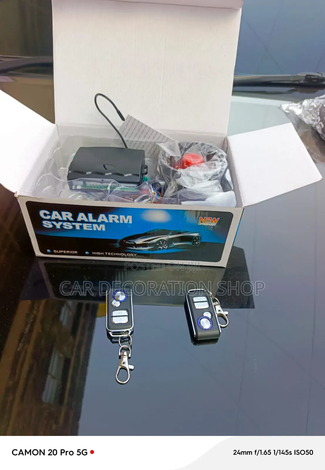 Universal 12v Car Alarm System Kit With Electronic Box