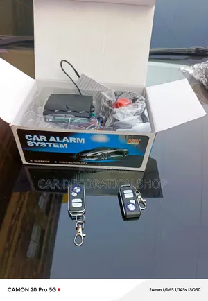 Universal 12v Car Alarm System Kit With Electronic Box