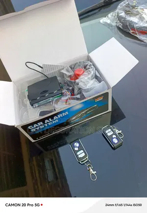 Car Alarm System With Dual Stage Shock Sensing