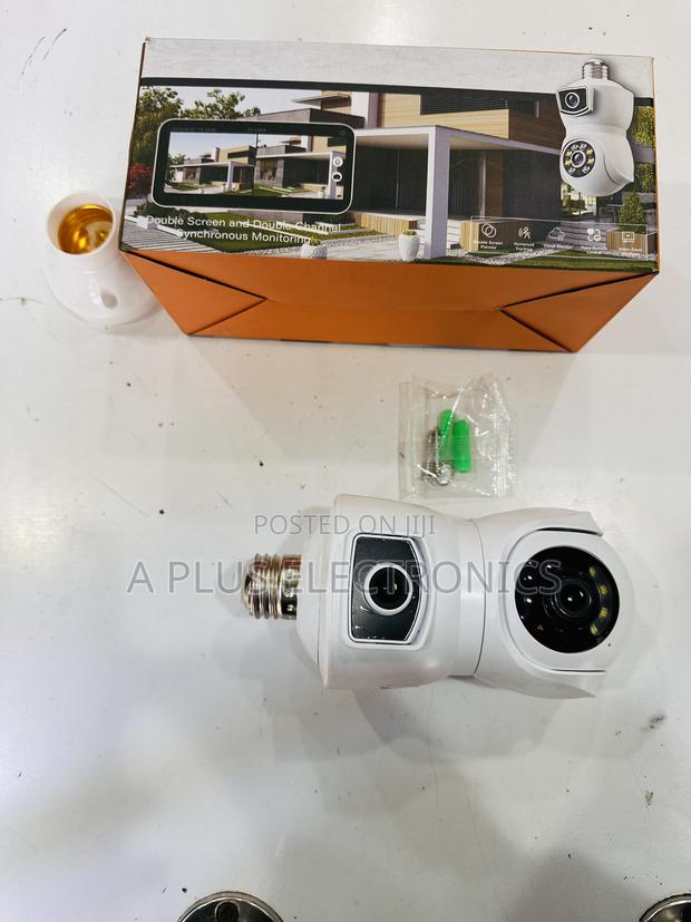E9 Wifi CCTV Dual Lens Camera HD Security Camera - thumbnail 2