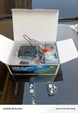 Car Alarm System With Dual Stage Shock Sensing