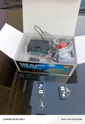 Car Alarm System With Central Door Locking Management