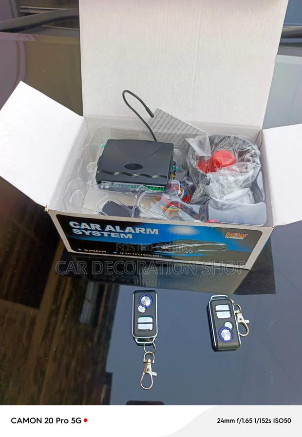 Car Alarm System With Central Door Locking Management