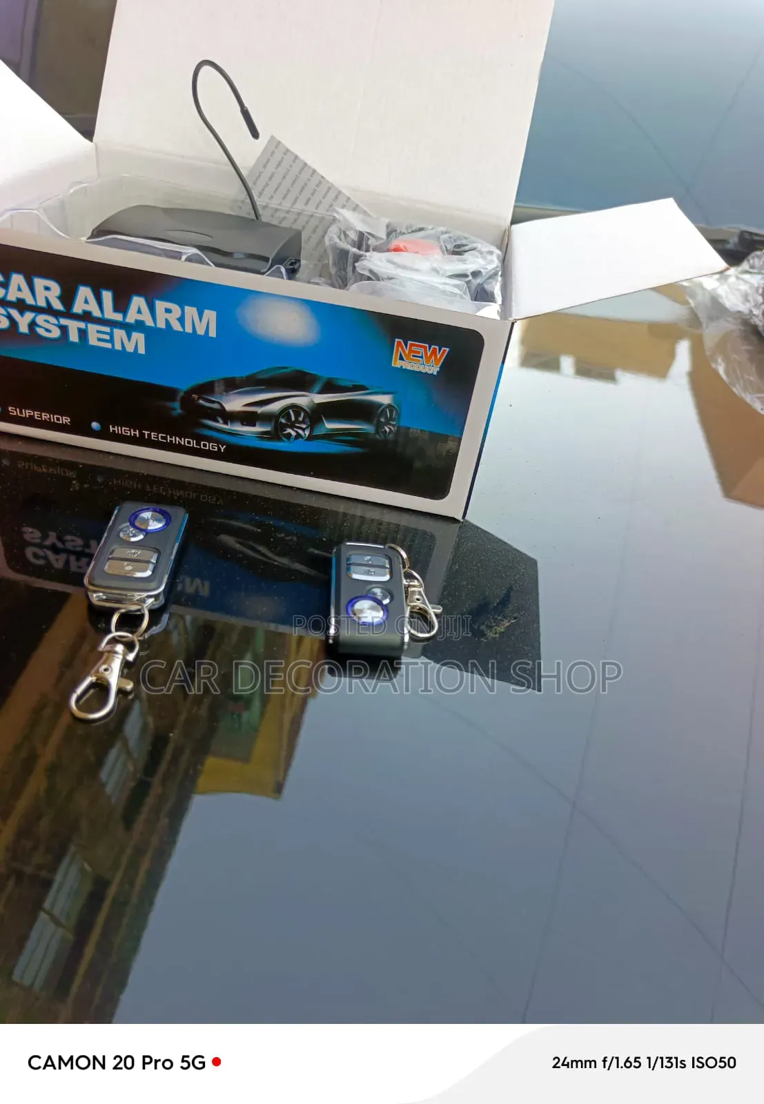Car Alarm System With Central Door Locking Management