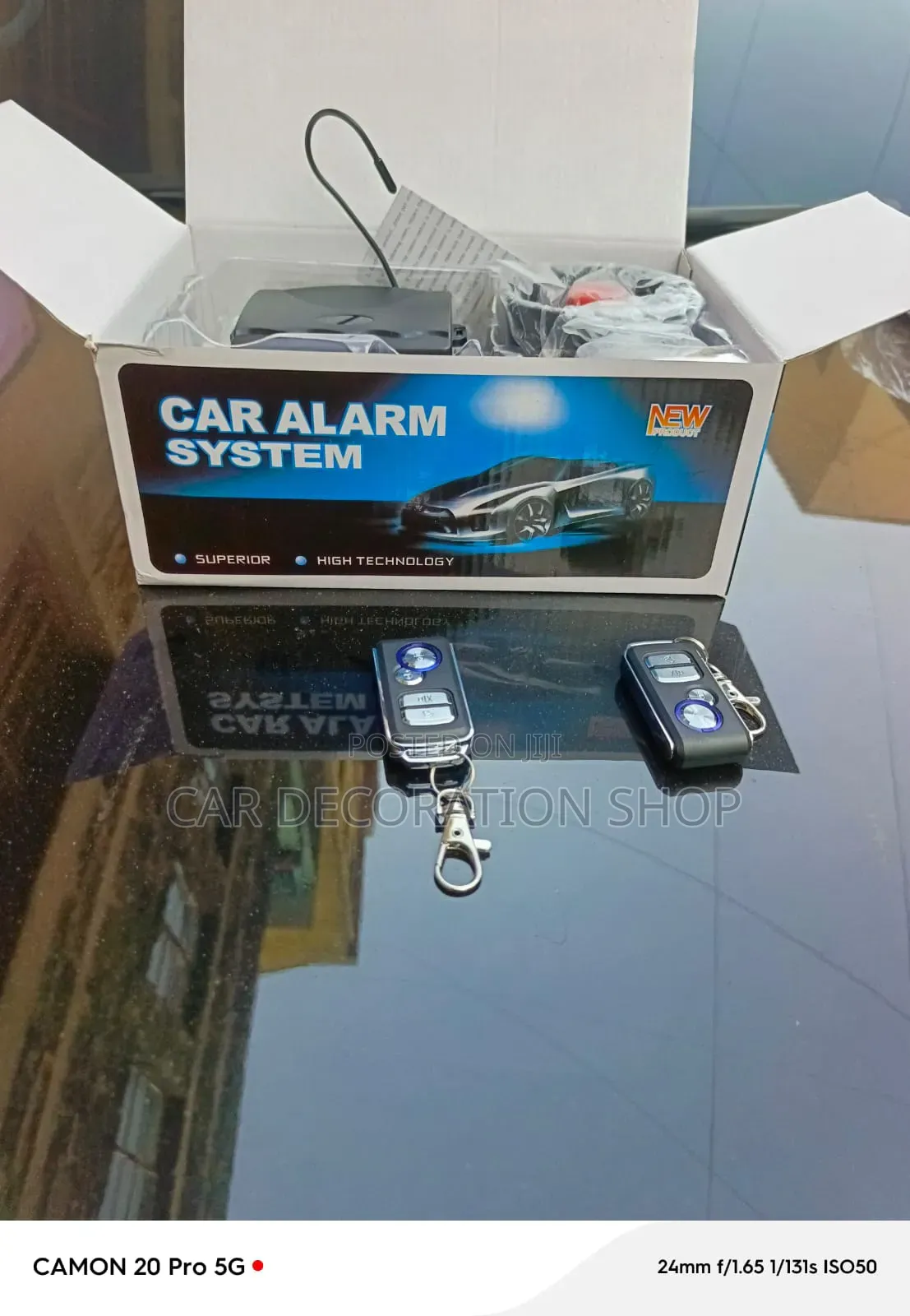 Car Alarm System With Central Door Locking Management