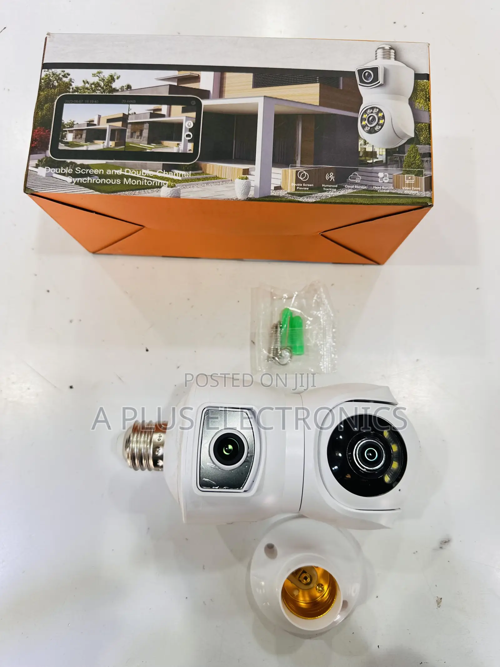 E9 Wifi CCTV Dual Lens Camera 360° Panoramic View