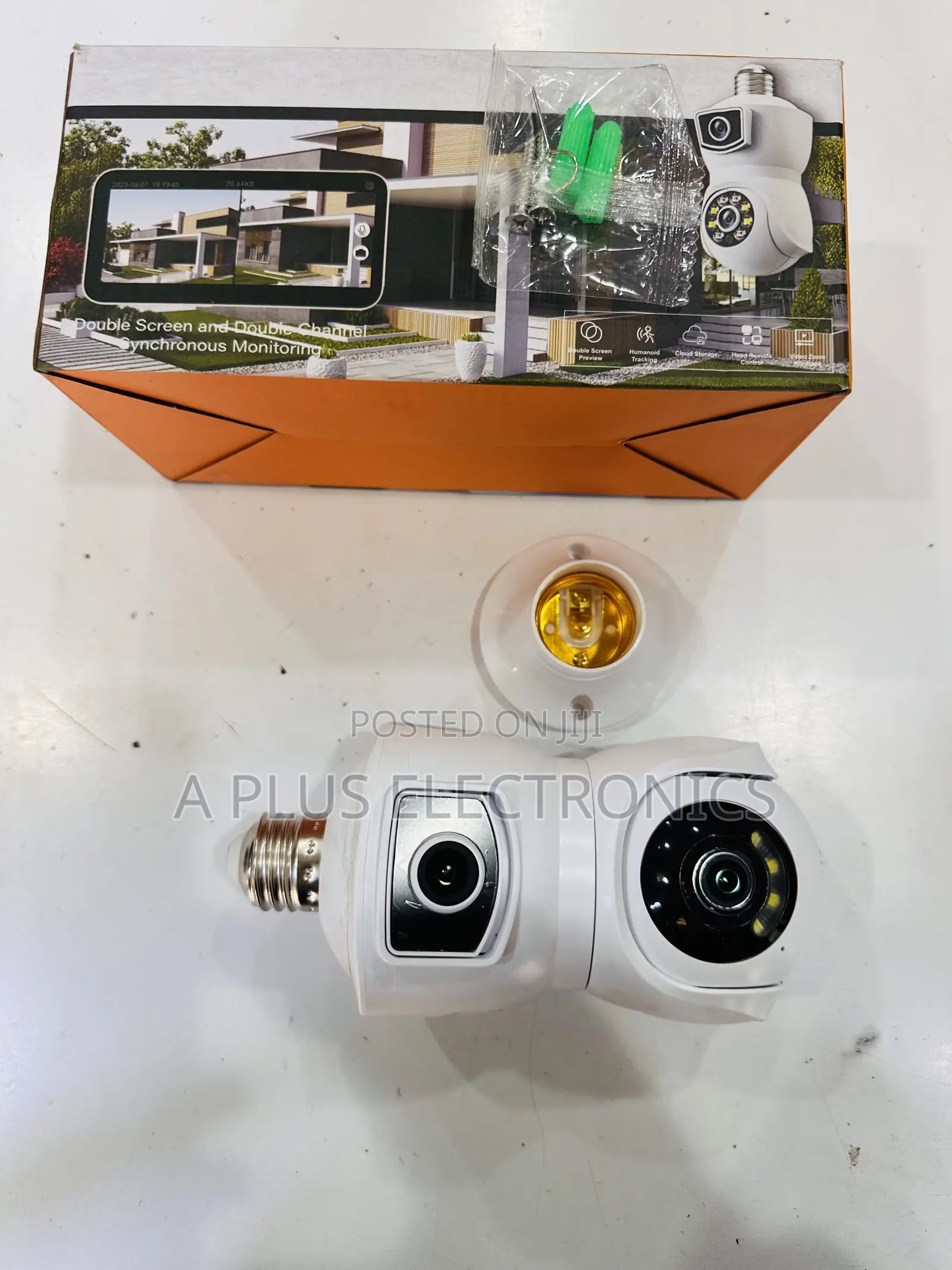 E9 Wifi CCTV Dual Lens Camera Smart Night Vision CCTV