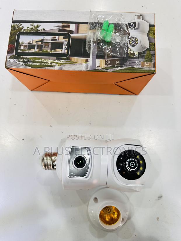 E9 Wifi CCTV Dual Lens Camera Smart Night Vision CCTV
