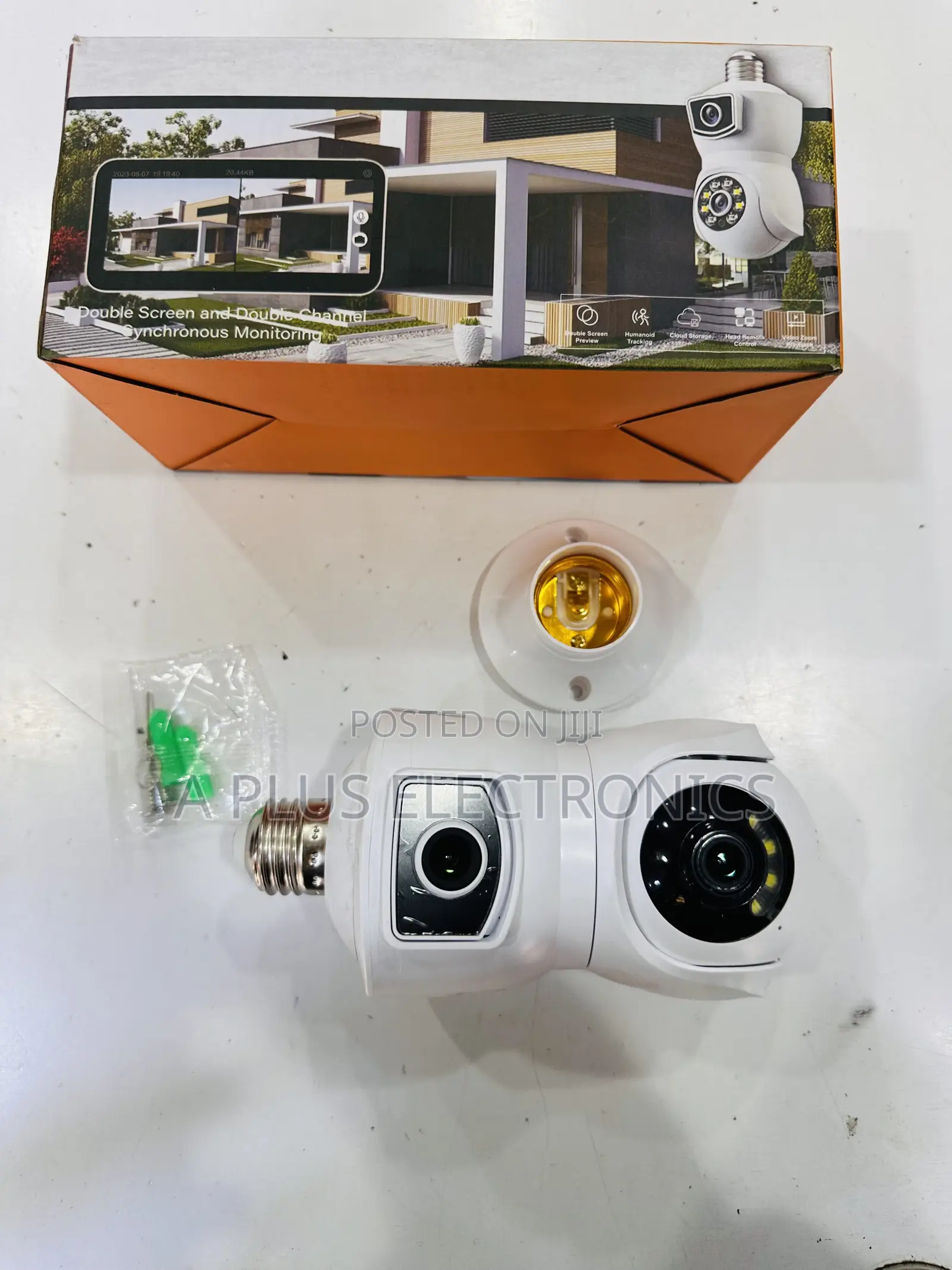 E9 Wifi CCTV Dual Lens Camera Wireless HD CCTV Camera