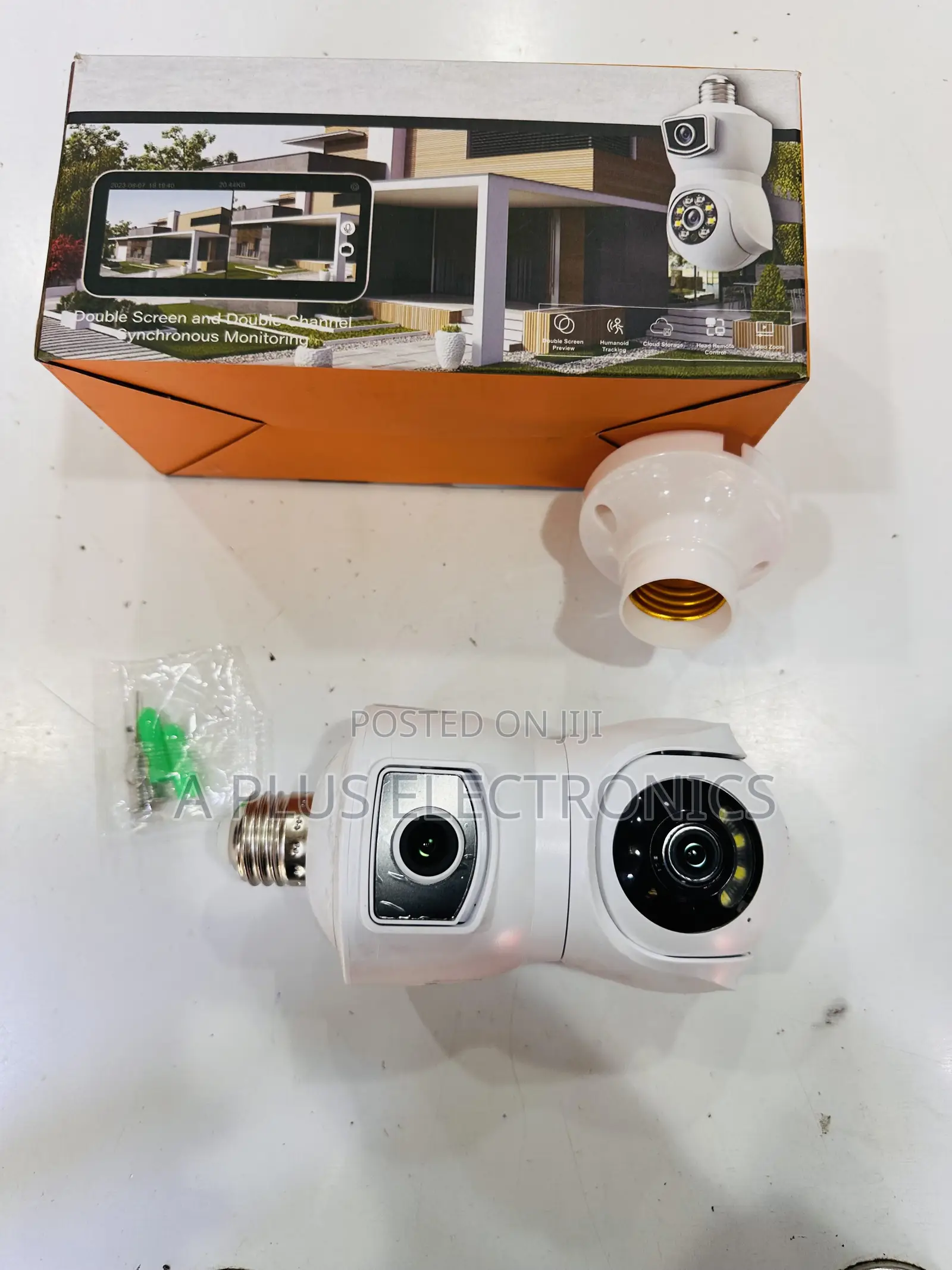 E9 Wifi CCTV Dual Lens Camera Wireless HD CCTV Camera