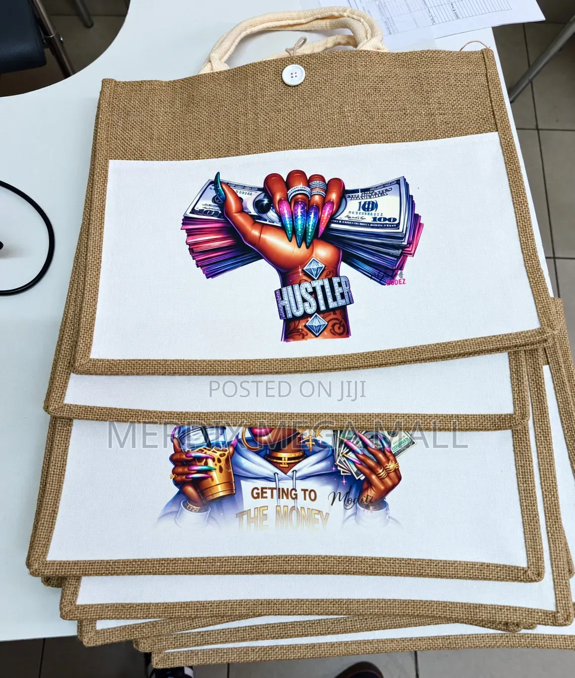 T24-H416AA,Branded Jute Bags,Jute Bags