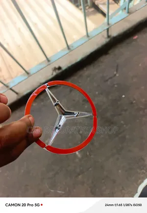 Mercedes Benz Cars Rear Trunk Lid Silver Emblem