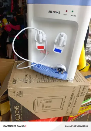 Table Top Water Dispenser With Two Push Taps