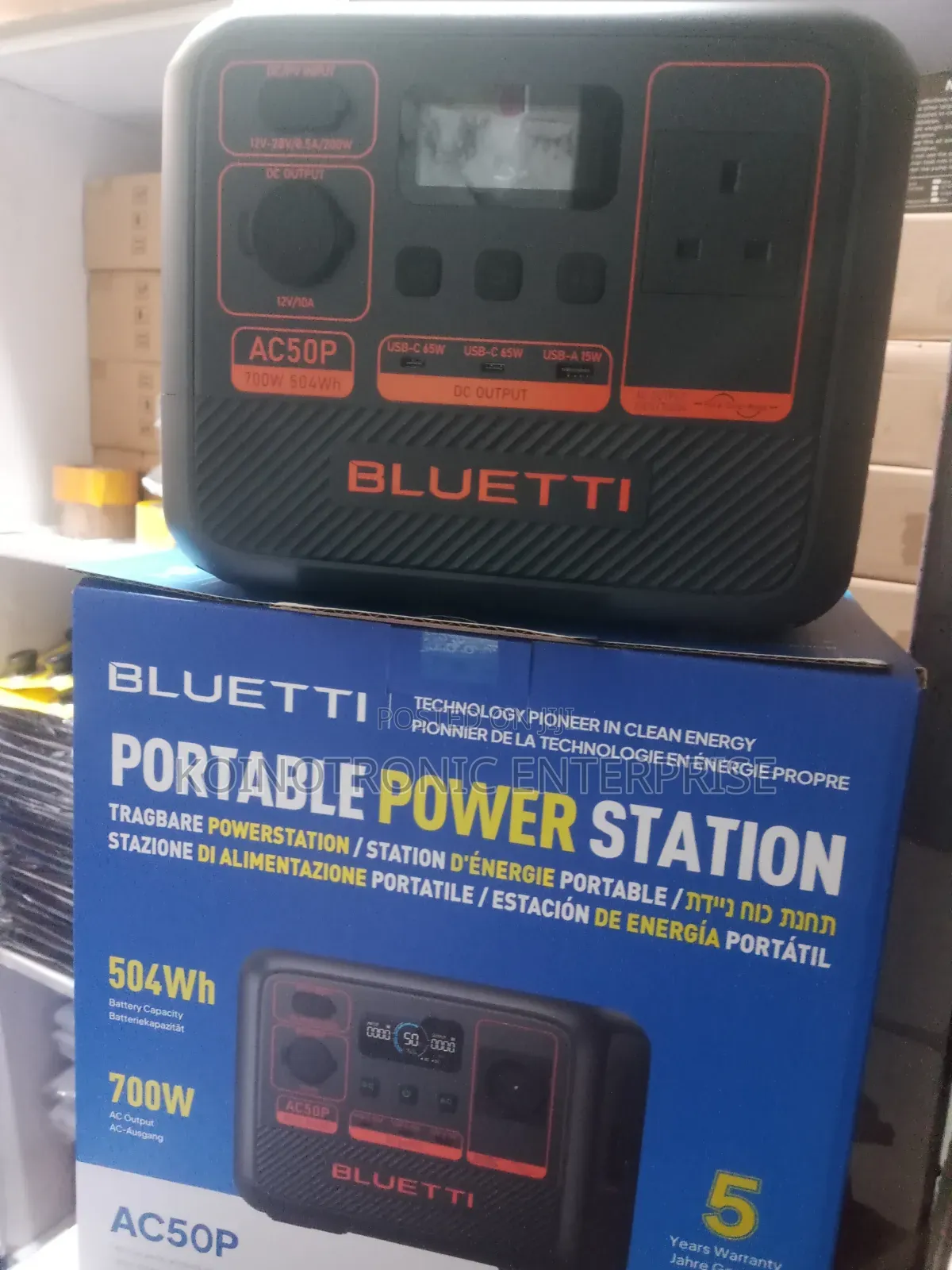BLUETTI AC50P Portable Power Station | 700W 504Wh