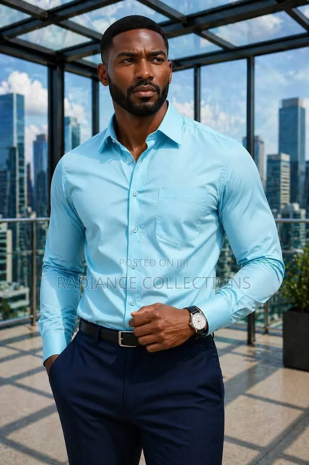 Men Official Plain Shirts
