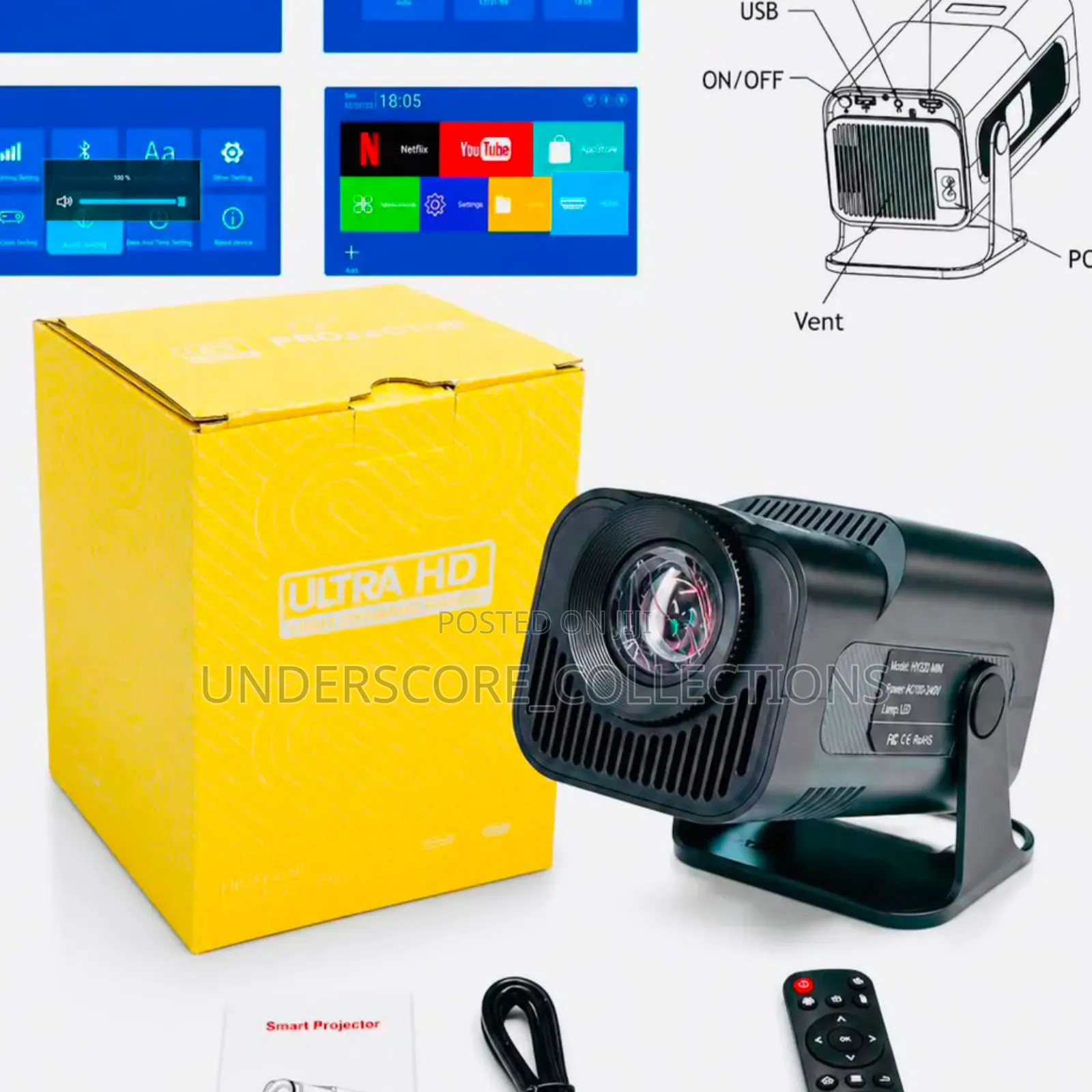 Hy320 Smart Projector