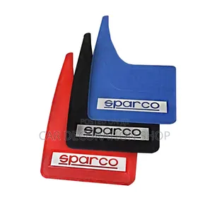 Universal Red Sparco Mudflaps Splash Guards